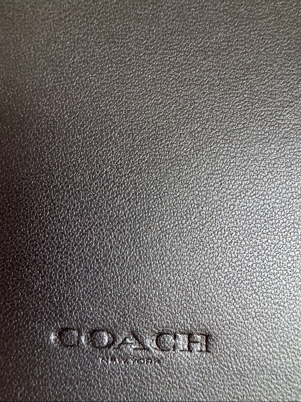 Coach Charcoal and Black Signature Canvas Phone Folio IPhone 13 Pro Max - Picture 4 of 7